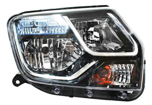 Faro para Renault Duster 2017, 2018, 2019, 2020 & Oroch 2018, 2019, 2020, 2021, 2022, 2023, 2024 Mica Azul Derecho