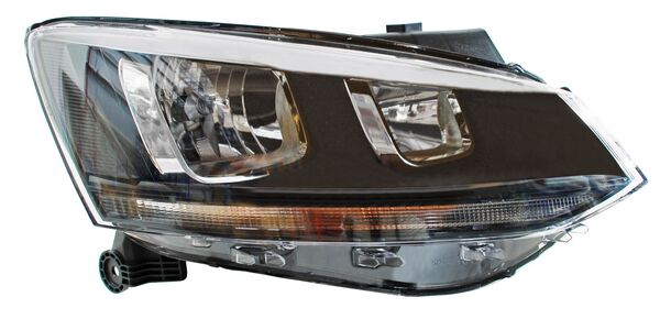 Faro para Volkswagen Crossfox 2016, 2017 - Fondo Negro, Derecho