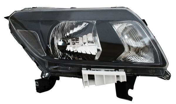 Faro para Camioneta para Nissan NP300, para Nissan Frontier 2016, 2017, 2018, 2019, 2020 - Fondo Negro, Derecho