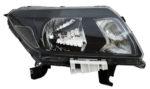 Faro para Camioneta para Nissan NP300, para Nissan Frontier 2016, 2017, 2018, 2019, 2020 - Fondo Negro, Derecho