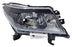 Faro para Camioneta para Nissan NP300, para Nissan Frontier 2021, 2022, 2023, 2024, 2025, 2026 - Fondo Negro, Derecho