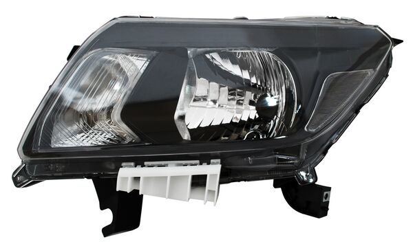 Faro para Camioneta para Nissan NP300, para Nissan Frontier 2016, 2017, 2018, 2019, 2020 - Fondo Negro, Izquierdo