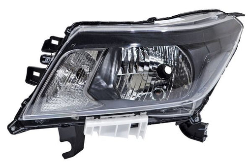 Faro para Camioneta para Nissan NP300, para Nissan Frontier 2021, 2022, 2023, 2024, 2025, 2026 - Fondo Negro, Izquierdo