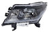 Faro para Camioneta para Nissan NP300, para Nissan Frontier 2021, 2022, 2023, 2024, 2025, 2026 - Fondo Negro, Izquierdo