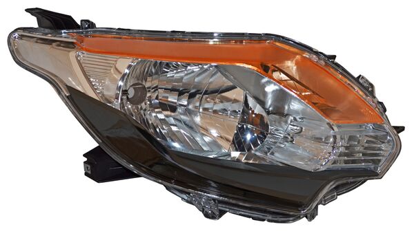 Faro para Mitsubishi L200 2016, 2017, 2018, 2019 Sin Motor Fondo Negro, Derecho