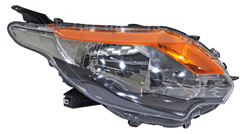 Faro para Mitsubishi L200 2016, 2017, 2018, 2019 - Con Motor, Fondo Negro, Derecho