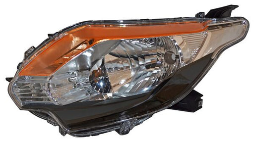 Faro para Mitsubishi L200 2016, 2017, 2018, 2019 Sin Motor Fondo Negro, Izquierdo