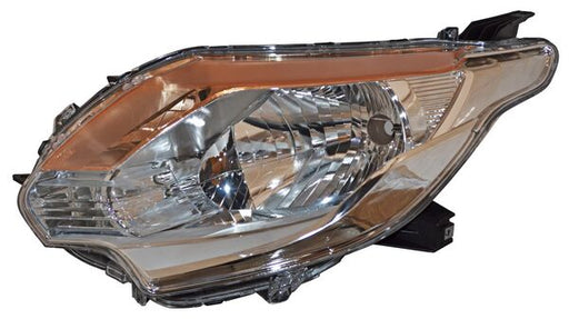 Faro para Mitsubishi L200 2016, 2017, 2018, 2019 Sin Motor Fondo Cromado Izquierdo