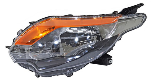 Faro para Mitsubishi L200 2016, 2017, 2018, 2019 - Con Motor, Fondo Negro, Izquierdo