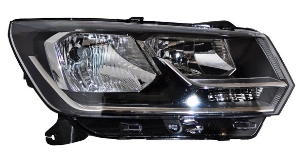 Faro para Gol 2019, 2020, 2021 & para Volkswagen Saveiro 2017, 2018, 2019, 2020, 2021, 2022, 2023 Doble As Filo Cromado - Derecho