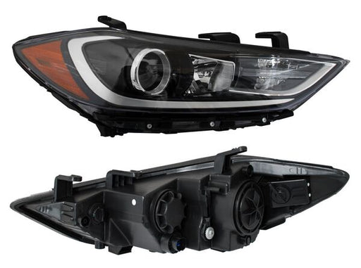 Faro Derecho para Hyundai Elantra 2017, 2018 - Para Xenon