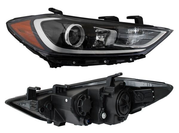 Faro Derecho para Hyundai Elantra 2017, 2018 - Para Xenon
