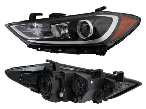 Faro Izquierdo para Hyundai Elantra 2017, 2018 - Para Xenon