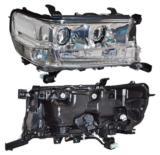 Faro Land Cruiser 2017, 2018, 2019, 2020 LEDS Eléctrico C/ Motor Derecho