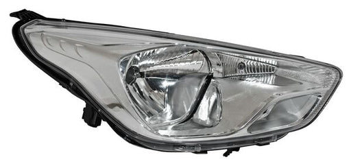 Faro para Figo 2016, 2017, 2018 - Fondo Cromado Con Motor - Derecho