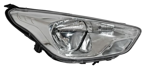 Faro para Figo 2016, 2017, 2018 - Fondo Cromado Con Motor - Derecho