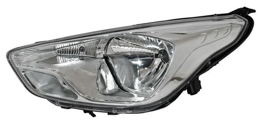 Faro para Figo 2016, 2017, 2018 - Fondo Cromado Con Motor, Izquierdo
