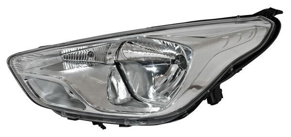 Faro para Figo 2016, 2017, 2018 - Fondo Cromado Con Motor, Izquierdo