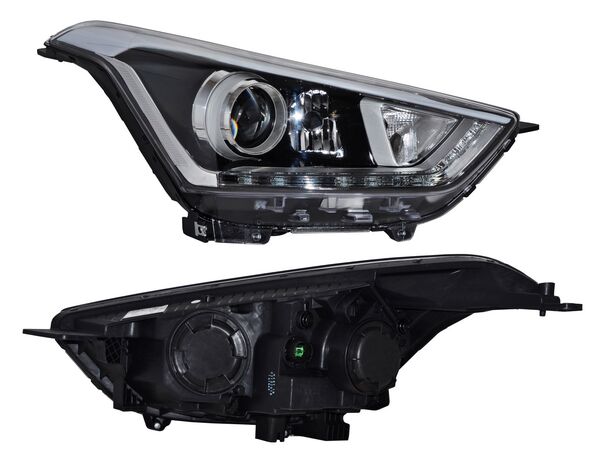 Faro para Hyundai Creta 2017, 2018, 2019 - LEDS - Derecho
