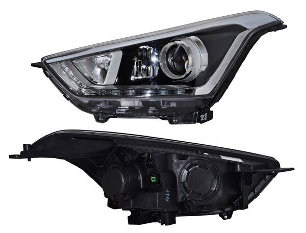 Faro para Hyundai Creta 2017, 2018, 2019 - LEDS - Izquierdo