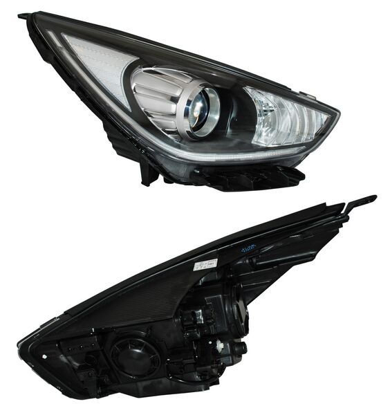 Faro para Kia Niro LX 2017, 2018, 2019 - Con Luz de Día, Con Motor, Derecho
