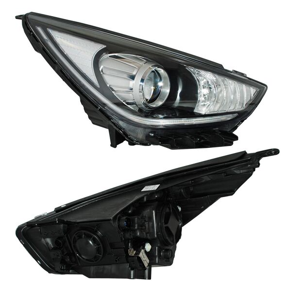 Faro para Kia Niro 2017, 2018 LX - Para Xenon Con Motor, Derecho