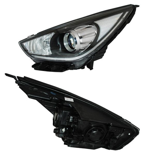 Faro para Kia Niro LX 2017, 2018, 2019 - Con Luz de Día, Con Motor, Izquierdo
