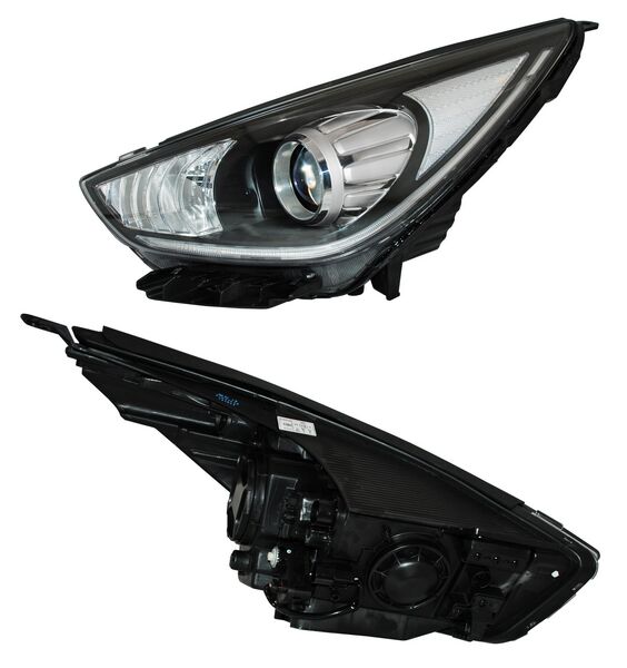 Faro para Kia Niro LX 2017, 2018, 2019 - Con Luz de Día, Con Motor, Izquierdo