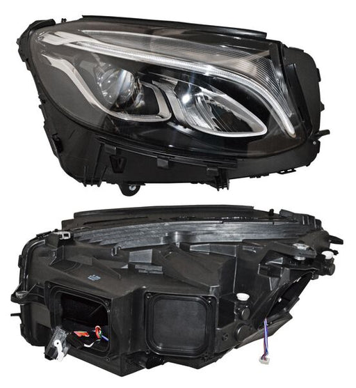 Faro para Mercedes Benz Glc 2016, 2017, 2018, 2019 LEDS Eléctrico Con Motor, Derecho