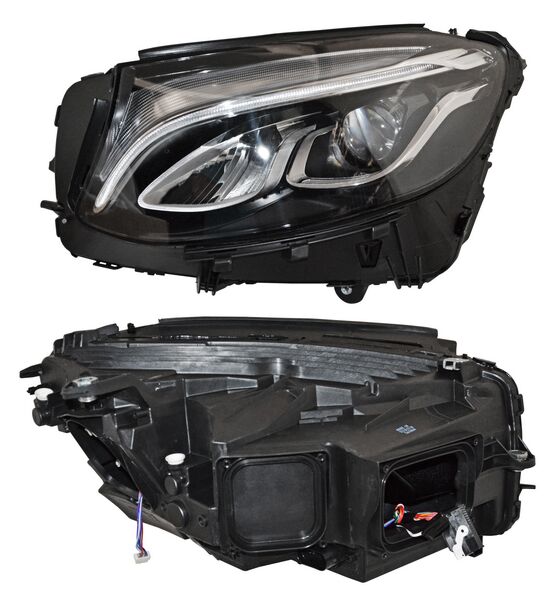 Faro para Mercedes Benz Glc 2016, 2017, 2018, 2019 LEDS Eléctrico Con Motor, Izquierdo