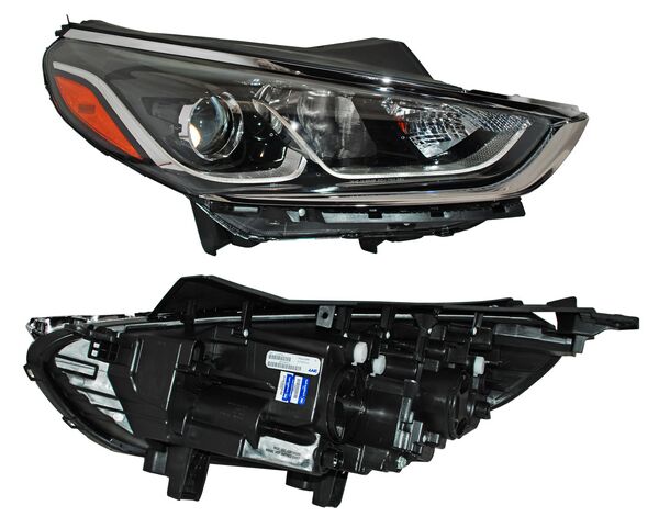 Faro Derecho para Hyundai Sonata 2018-2019 - De 9 Pines