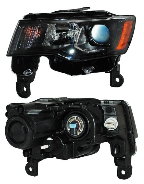 Faro para Grand Cherokee 2017, 2018, 2019, 2020 - Filo Negro, Izquierdo
