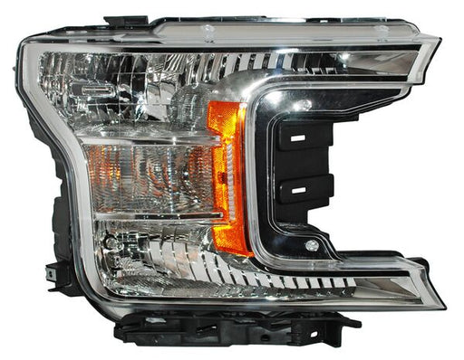 Faro para Camioneta Ford Lobo 2018, 2019, 2020 - Fondo Cromado - Derecho