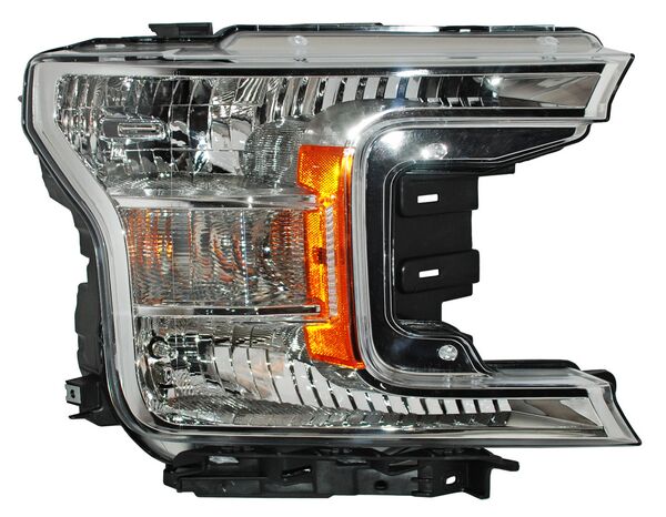 Faro para Camioneta Ford Lobo 2018, 2019, 2020 - Fondo Cromado - Derecho