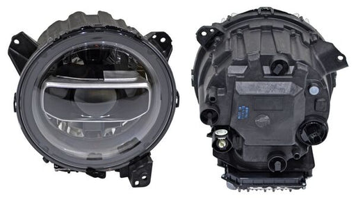Faro para Jeep Wrangler 2018, 2019, 2020, 2021, 2022, 2023, 2024, 2025 Filo Negro, LEDS - Derecho