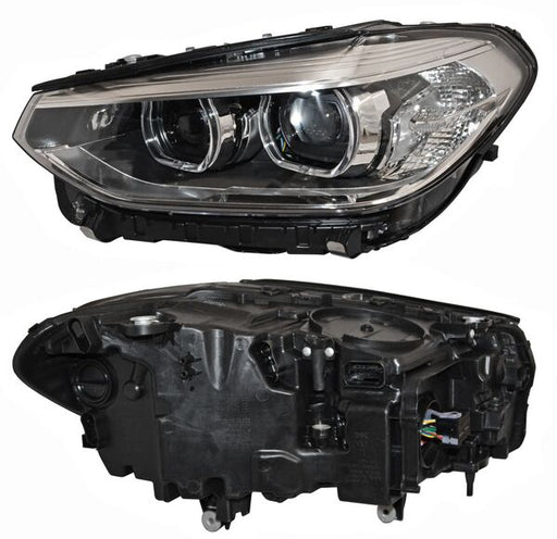 Faro Izquierdo BMW X3 2018, 2019, 2020, 2021 Con Motor, Con Lupa, LEDS