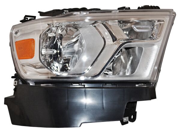 Faro para Dodge Ram 2019, 2020, 2021, 2022, 2023, 2024 - Fondo Cromado - Derecho