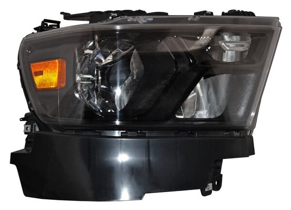 Faro para Dodge Ram 2019, 2020, 2021, 2022, 2023, 2024 - Fondo Negro, Derecho