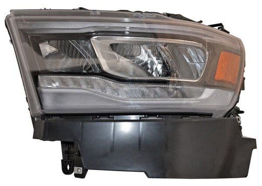 Faro para Dodge Ram 2019, 2020, 2021, 2022, 2023, 2024 Fondo Cromado LEDS - Izquierdo