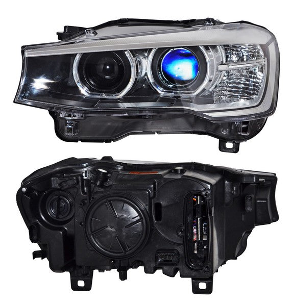 Faro para BMW X3 2015, 2016, 2017 - Eléctrico Con Motor, LEDS, Para Xenon, Izquierdo
