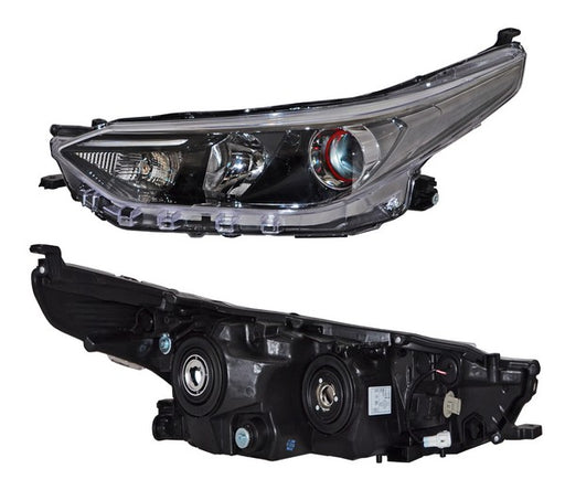 Faro para Toyota Yaris 2018, 2019, 2020 - Con Lupa, Izquierdo