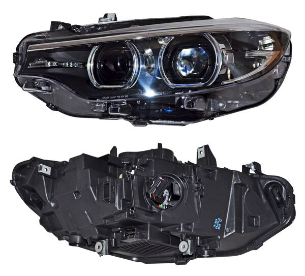 Faro BMW Serie 4 2018, 2019, 2020 Eléctrico Con Motor, LEDS - Izquierdo