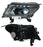 Faro para Nissan NP300 & para Nissan Frontier 2016, 2017, 2018, 2019, 2020 - Fondo Negro, LEDS - Izquierdo