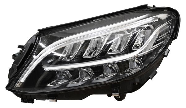 Faro para Mercedes Benz Clase C 2019, 2020, 2021 - Eléctrico Con Motor, LEDS, Izquierdo