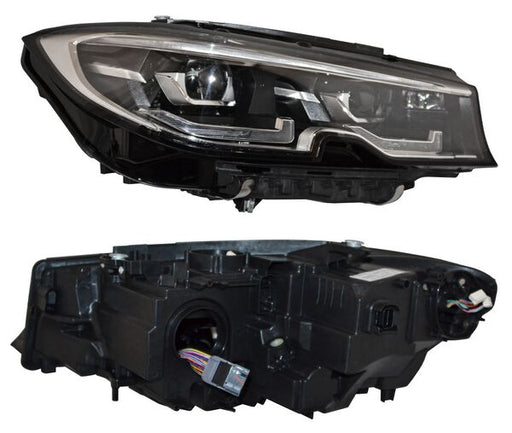Faro BMW Serie 3 2019, 2020, 2021, 2022 LEDS Con Motor, Con AFS Filo Cromado - Derecho