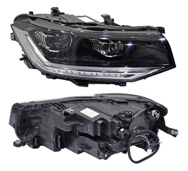 Faro para Volkswagen Tcross 2020, 2021, 2022, 2023, 2024 - LEDS, Eléctrico, Con Motor, Derecho