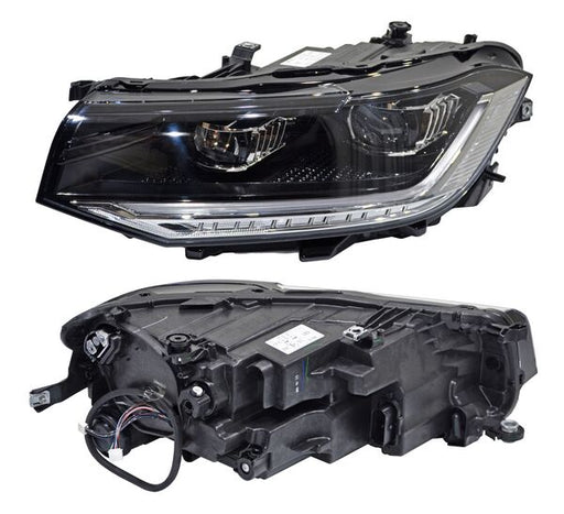 Faro para Volkswagen Tcross 2020, 2021, 2022, 2023, 2024 - LEDS, Eléctrico, Con Motor, Izquierdo