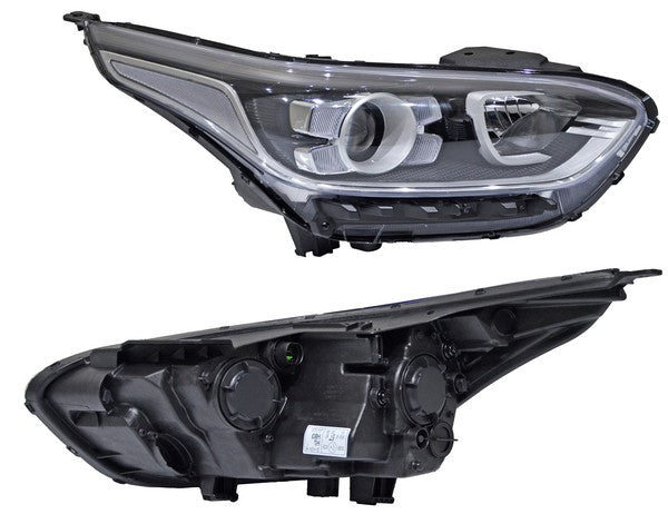 Faro para Kia Forte EX 2019, 2020, 2021 - Con Luz de Día - Derecho