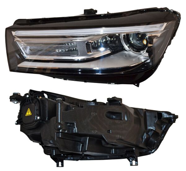 Faro para Audi Q5 2018, 2019, 2020 - Eléctrico Con Motor, Izquierdo