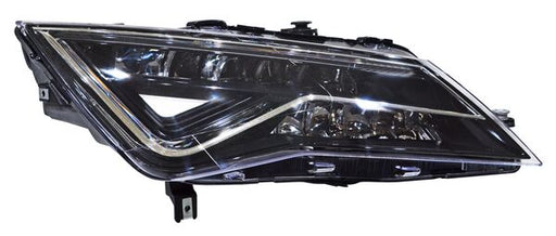 Faro para Leon 2017, 2018, 2019, 2020 - Con Motor, Eléctrico, LEDS - Derecho